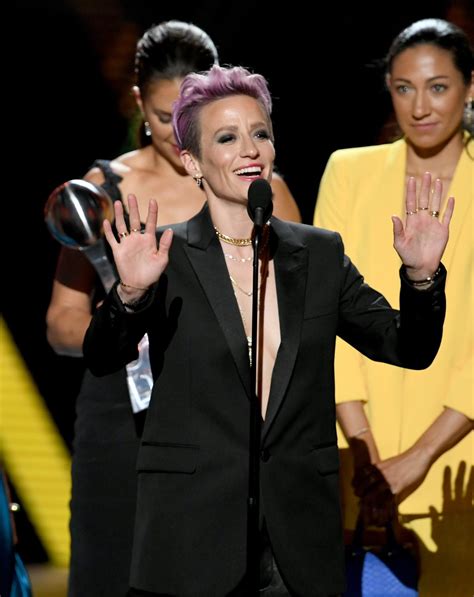 rapinoe tits|Megan Rapinoe Breasts Scene in Espy Awards